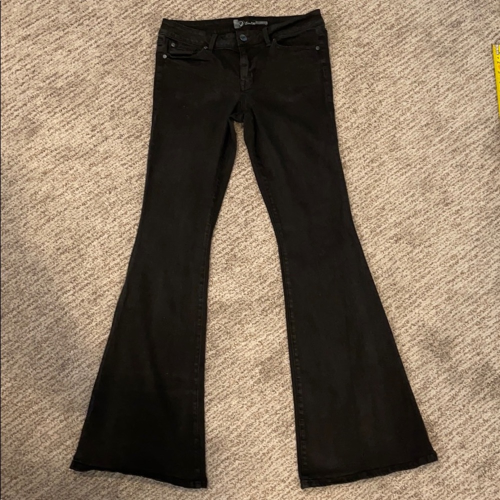 Level 99 Black Flare Jeans